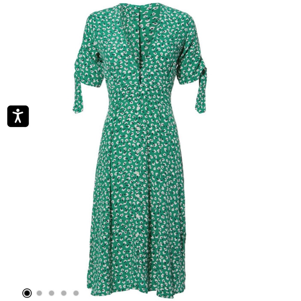 FAITHFULL THE BRAND Nina Midi Dress size 8 - Picture 3 of 13